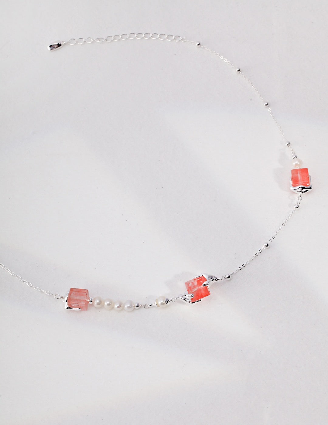 Spring Series Crystal Square Necklace