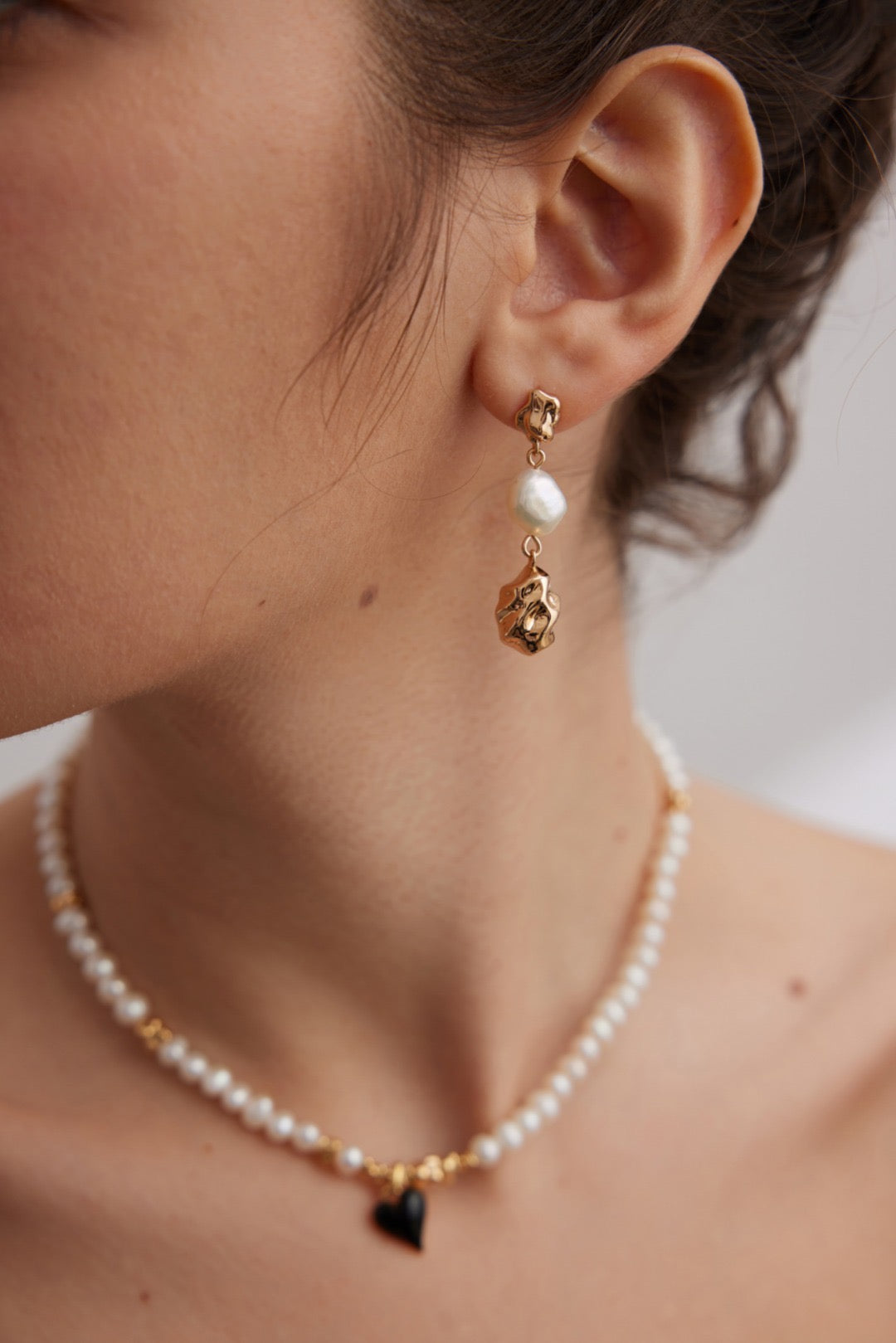 Baroque Pearl Drop Earrings