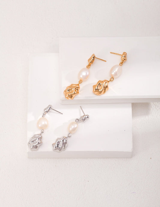 Baroque Pearl Drop Earrings