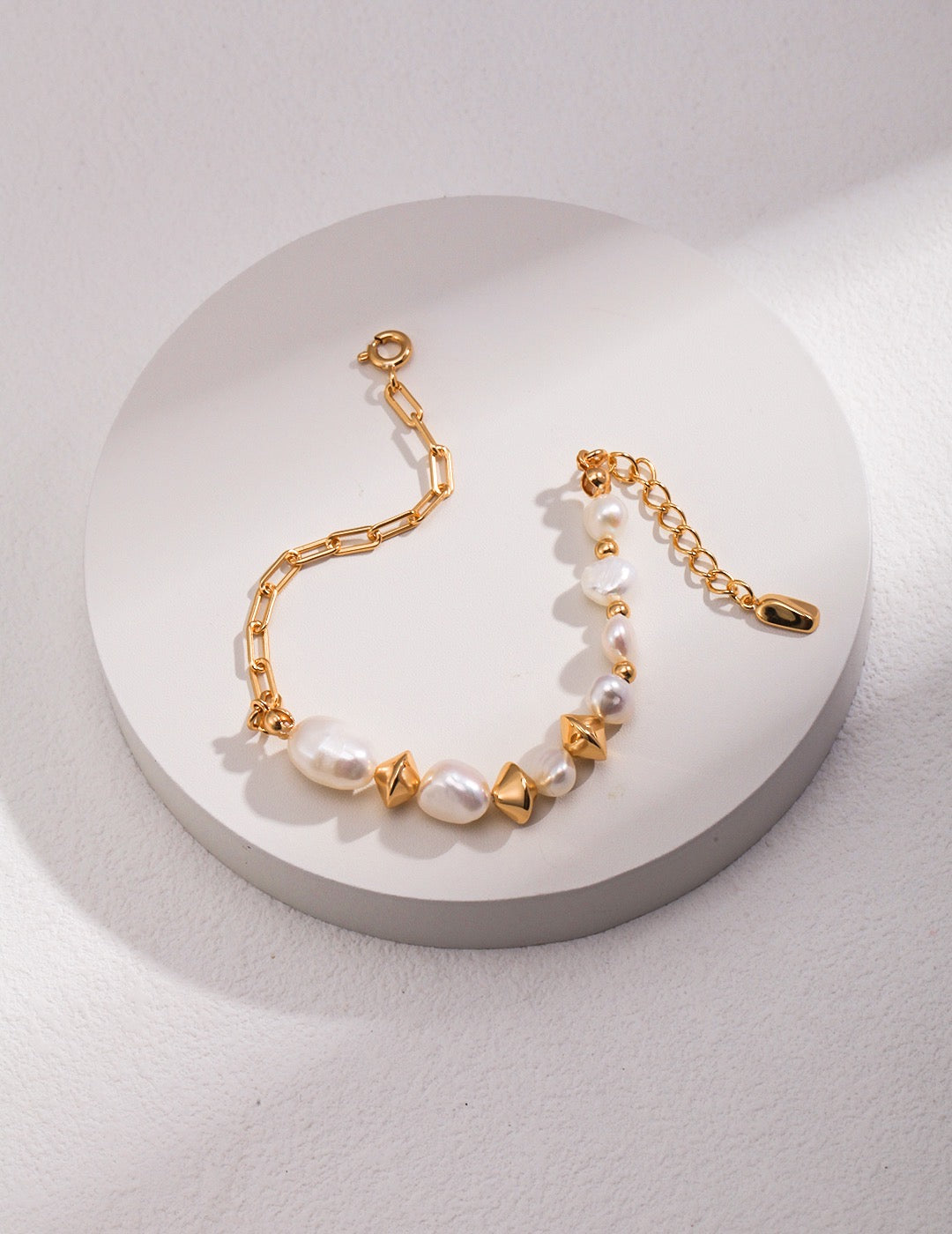 Natural Potato Baroque Pearl Bracelet