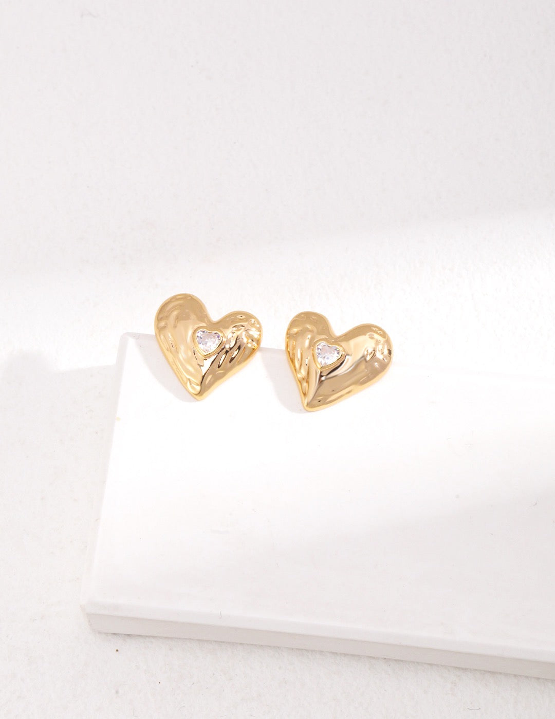 Heart Sterling Silver Earring - YIN BEAUTY