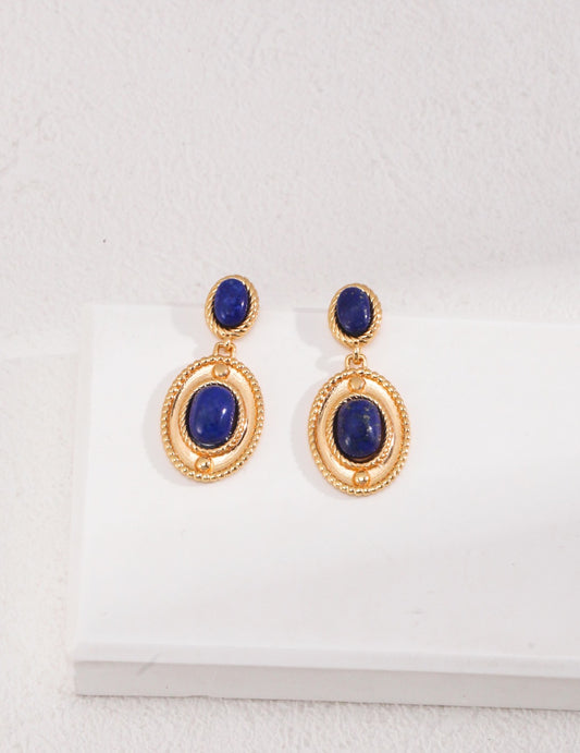 Natural Lapis Lazuli Earrings