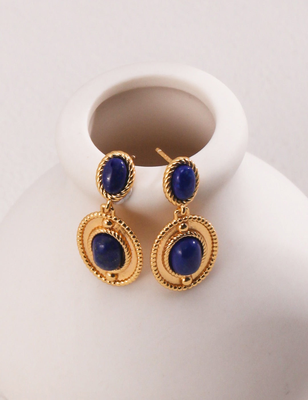 Natural Lapis Lazuli Earrings