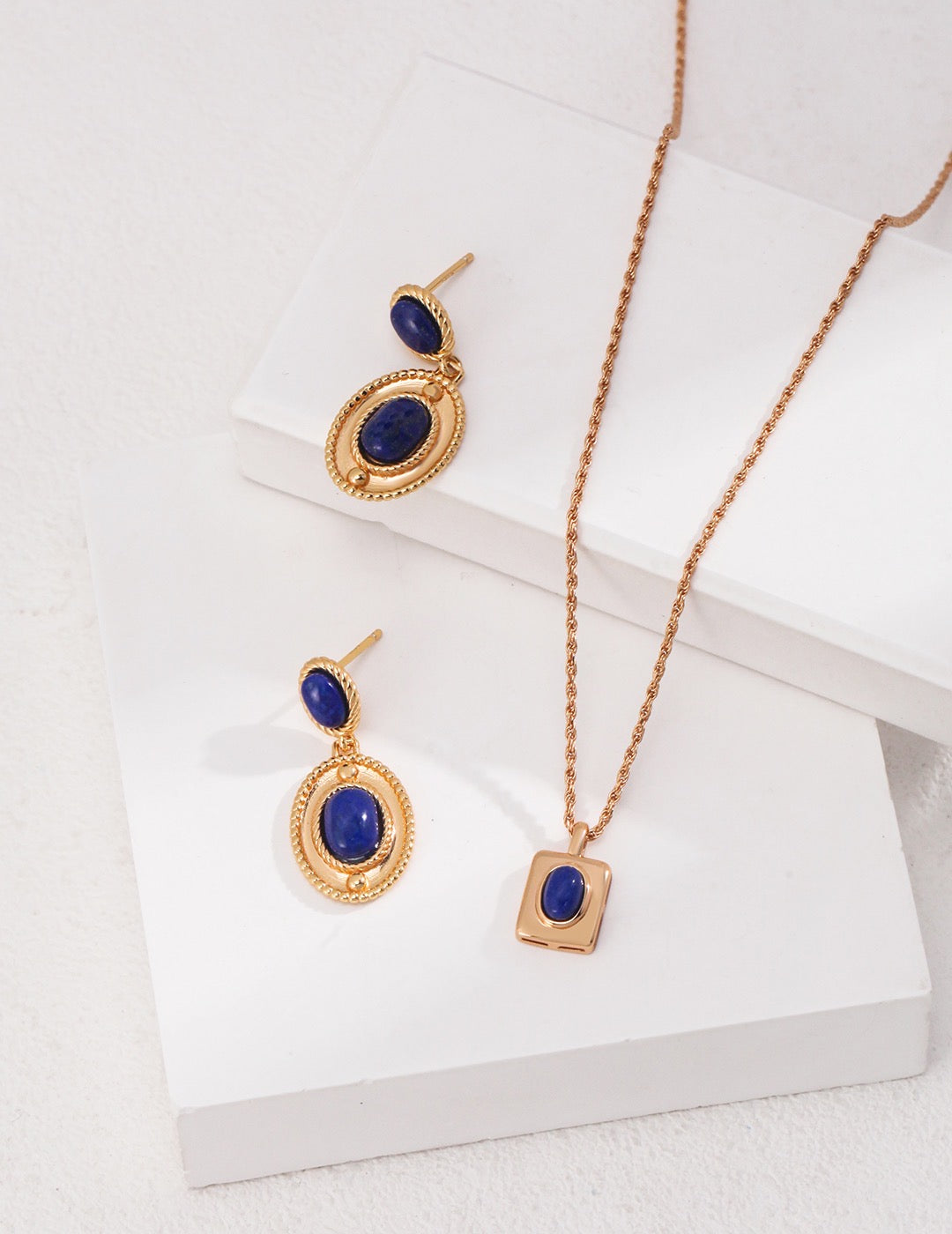 Natural Lapis Lazuli Earrings