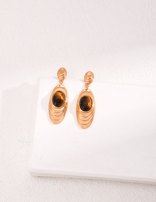 Tiger's Eye Earrings